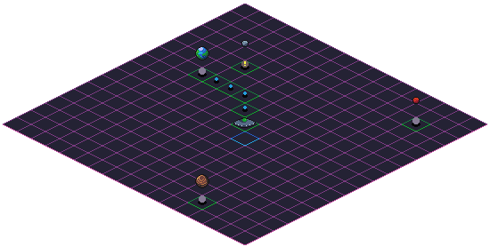 Pixel game concept art